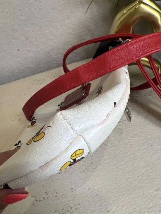 Loungefly Disney Mickey Mouse Crossbody Bag NEW WITH TAGS - Picture 7 of 13